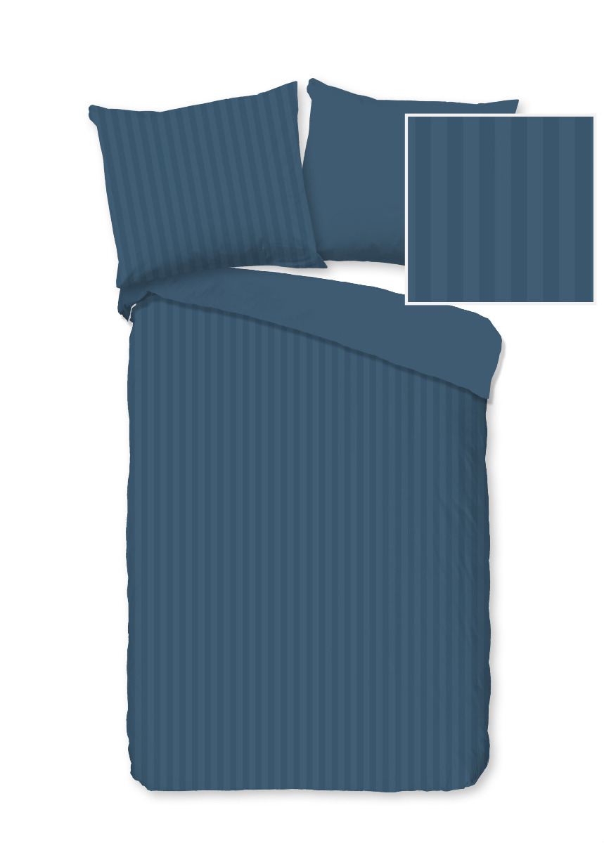Descanso Baby Dekbedovertrek Katoen Satijn Hotel Sevilla - denim 100x135cm