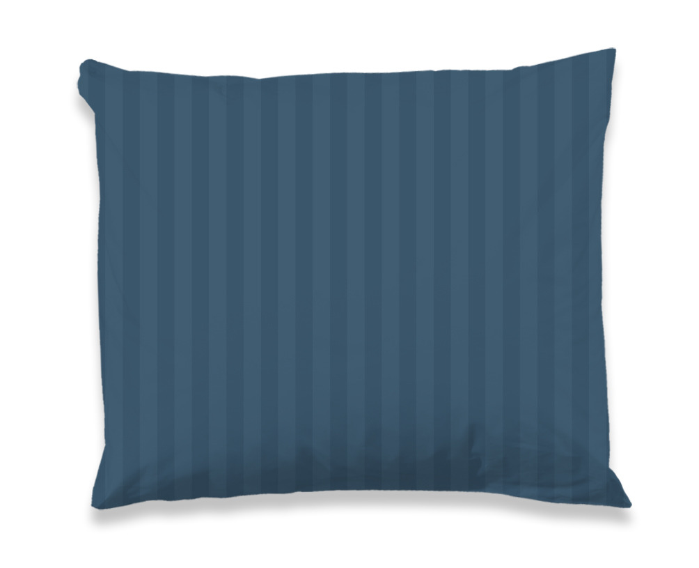 Descanso Kussensloop Katoen Satijn Hotel Sevilla - denim 60x70cm