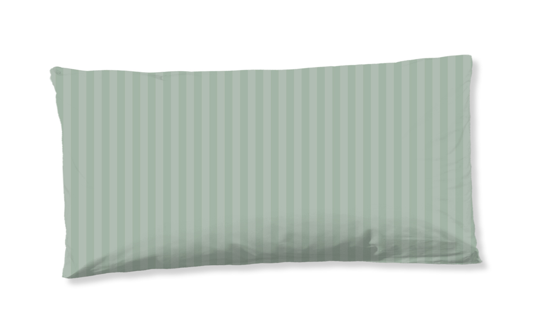 Descanso Kussensloop Katoen Satijn Hotel Sevilla - light sage 40x80cm