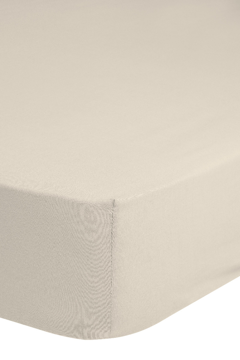 Good Morning Hoeslaken Jersey Katoen Stretch 30cm Hoge Hoek - ecru