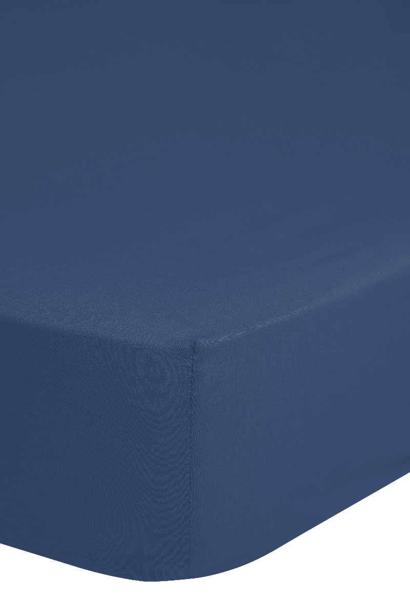 Good Morning Hoeslaken Jersey Katoen Stretch 30cm Hoge Hoek - denim