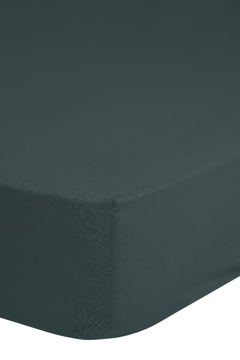 Good Morning Hoeslaken Jersey Katoen Stretch 30cm Hoge Hoek - dark green