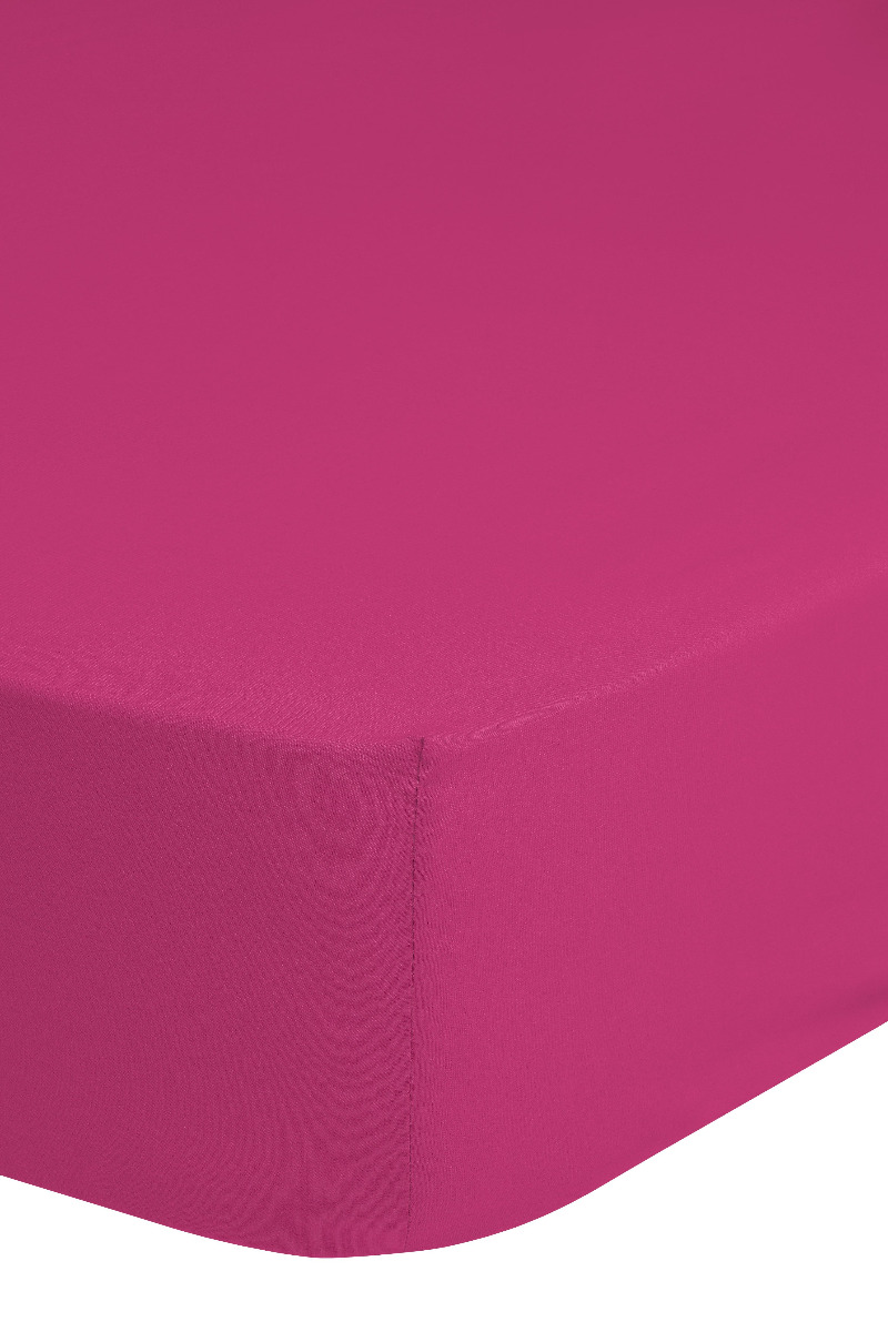 Good Morning Hoeslaken Jersey Katoen Stretch 30cm Hoge Hoek - pink