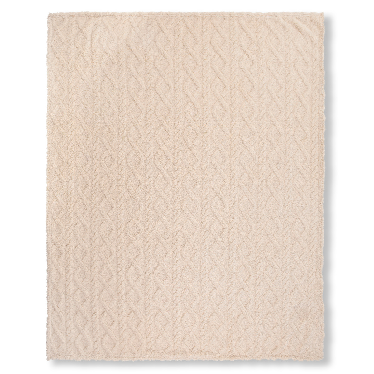 Descanso Teddy Jacquard Plaid - ecru