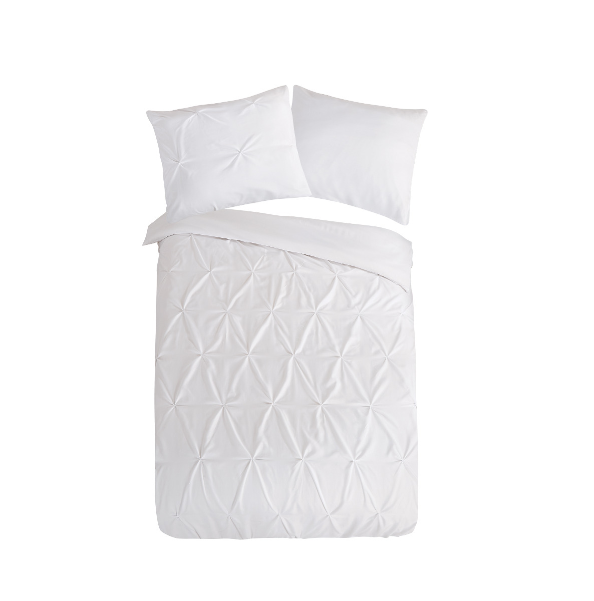 Pure Dekbedovertrek Micropercal Elegance - white 140x200/220cm