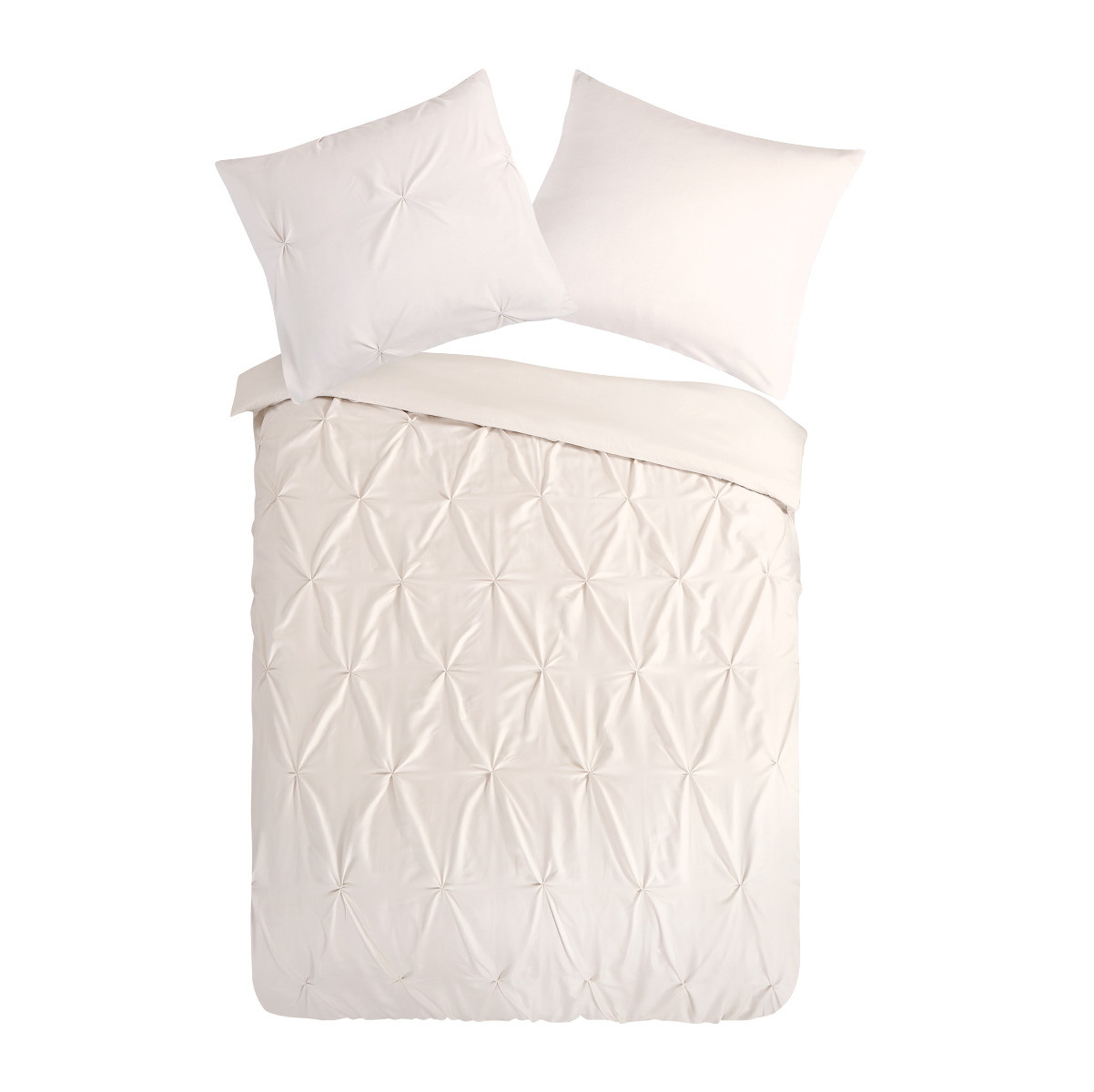 Pure Dekbedovertrek Micropercal Elegance - sand 140x200/220cm