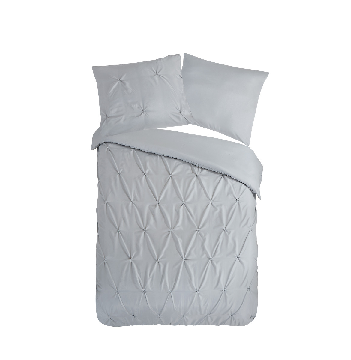 Pure Dekbedovertrek Micropercal Elegance - silver 140x200/220cm