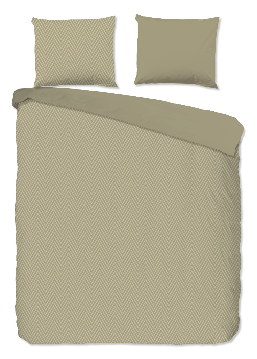 Pure Dekbedovertrek Micropercal Haarlem - sand 140x200/220cm