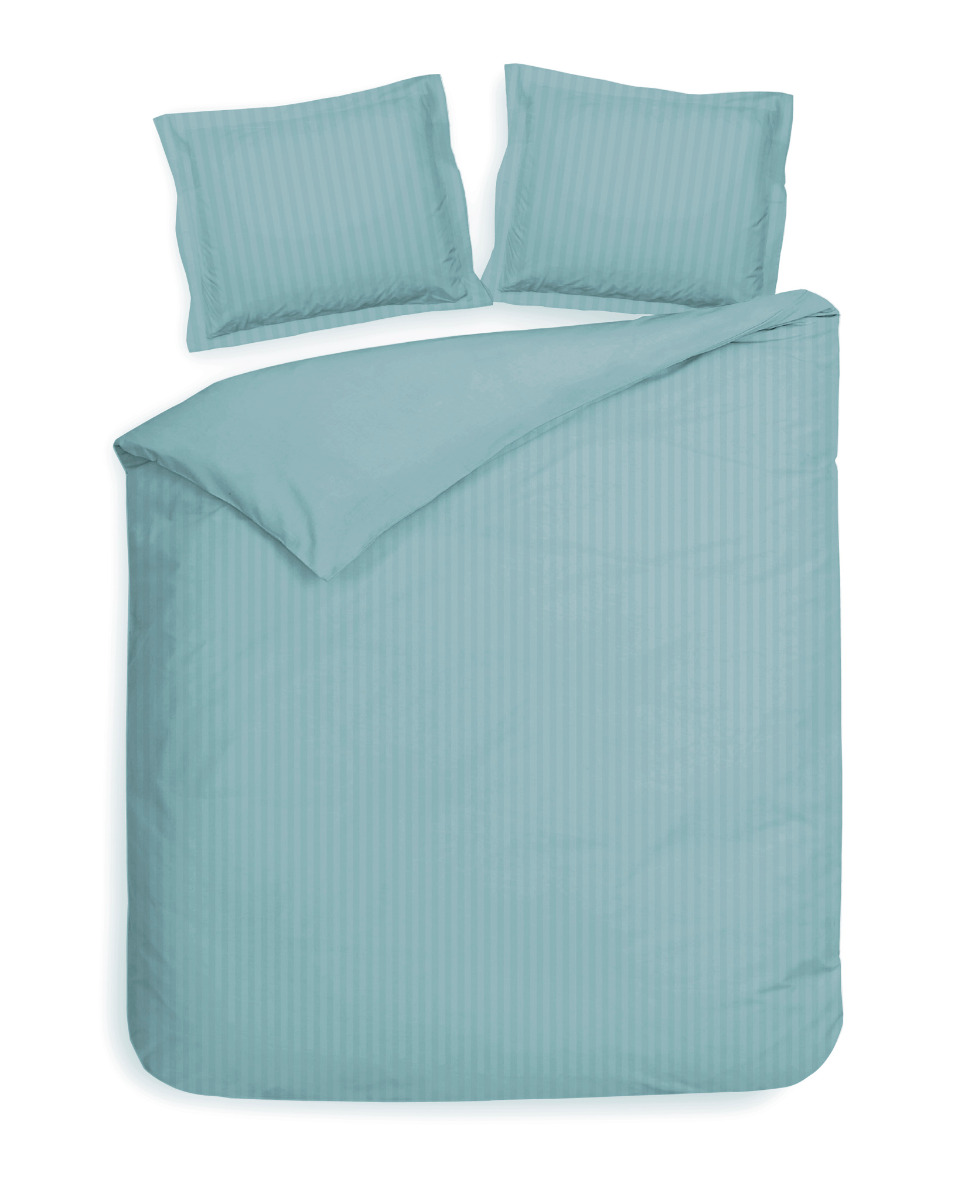 Heckett Lane Dekbedovertrek Katoen Satijn Banda - sphere blue