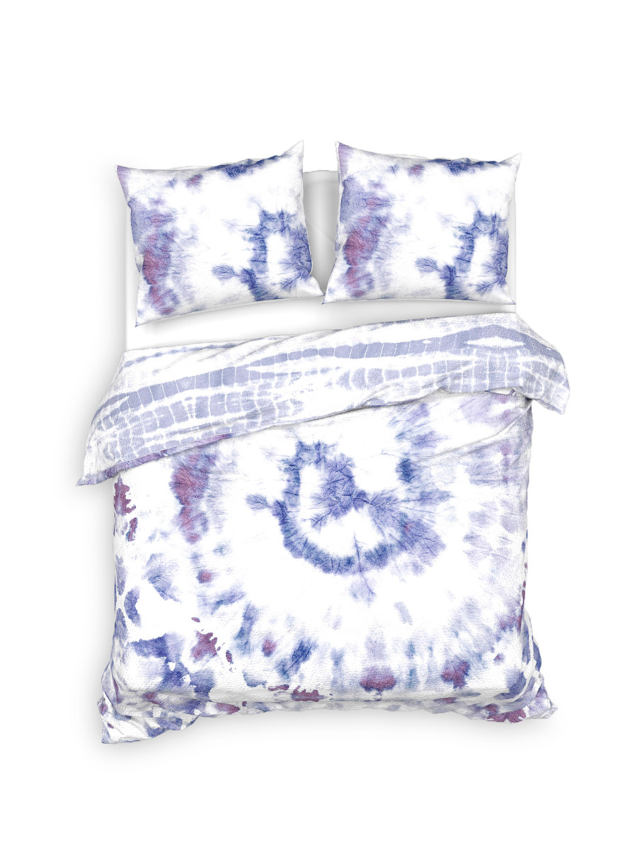 Heckett Lane Dekbedovertrek Mousseline Katoen Layla - purple
