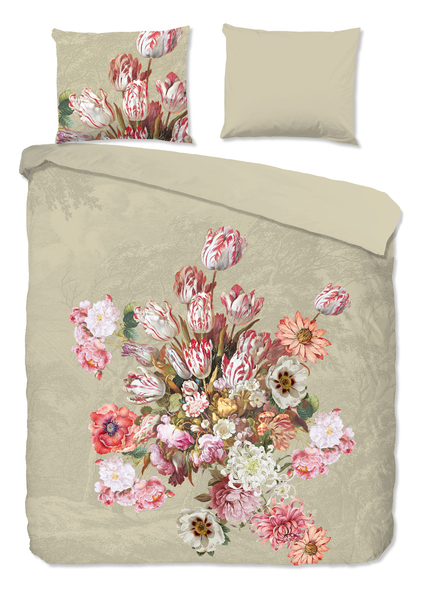 Good Morning Dekbedovertrek Katoen Renforcé Miran - sand