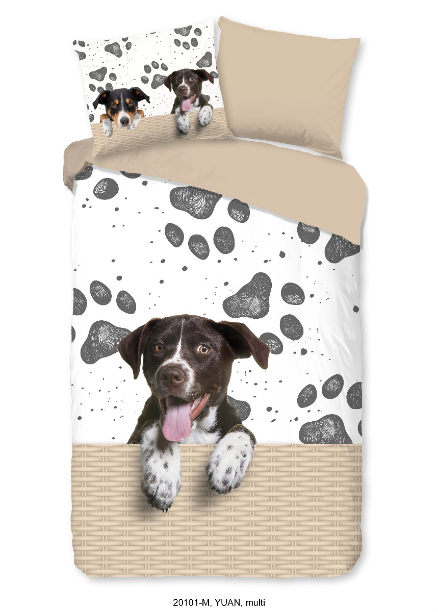 Pure Kinder Dekbedovertrek Microvezel Yuan - multi 140x200/220cm