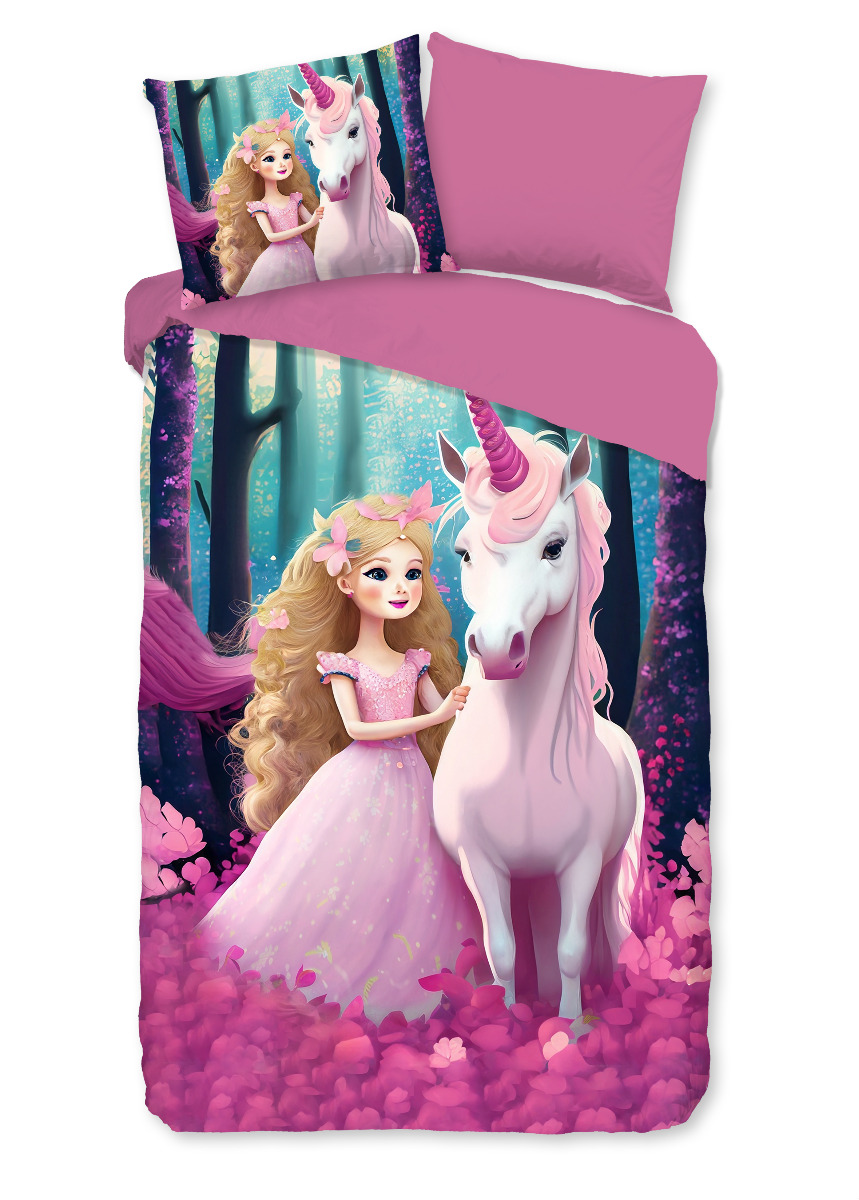 Pure Kinder Dekbedovertrek Microvezel Julia - multi 140x200/220cm