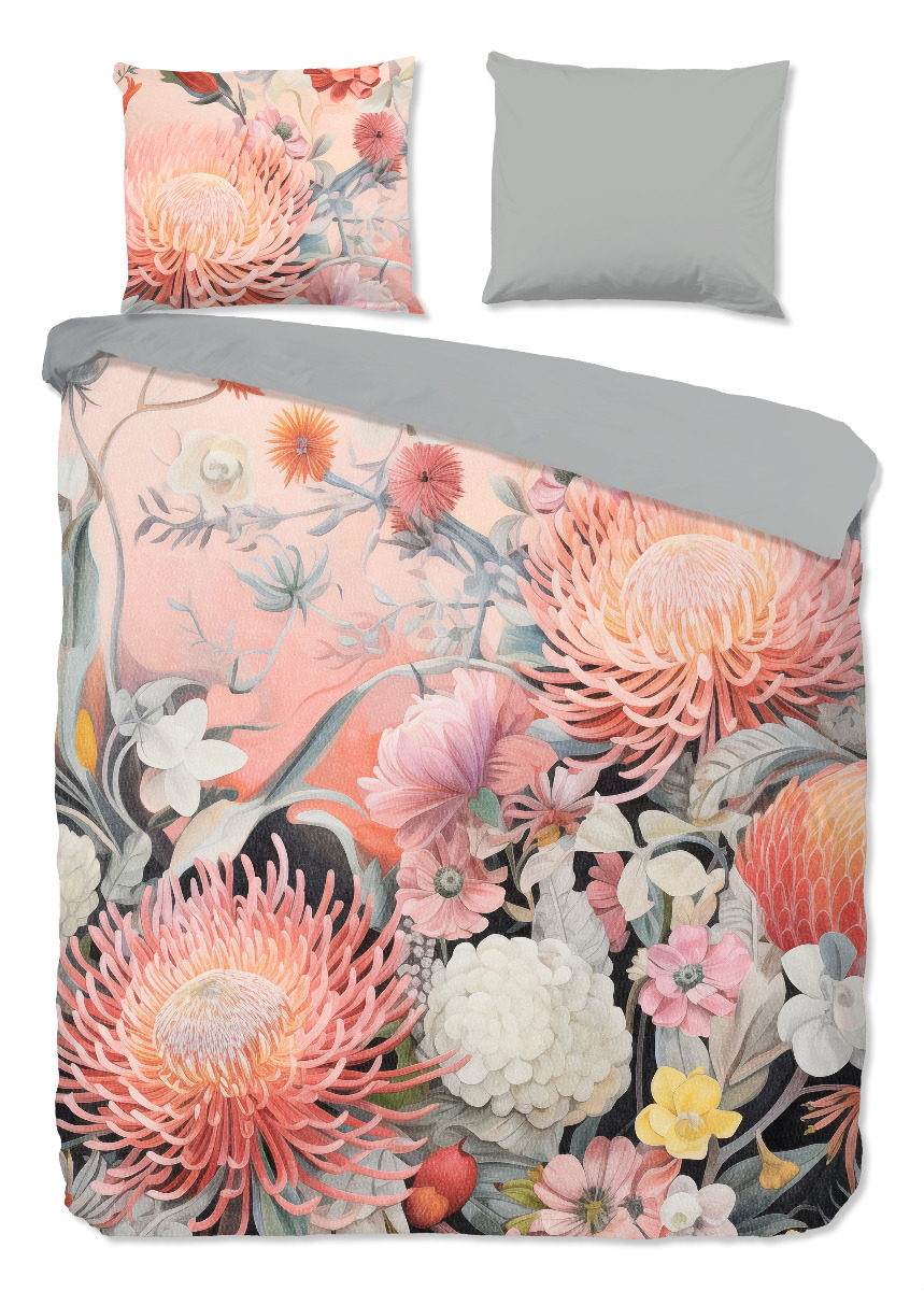 Good Morning Dekbedovertrek Katoen Renforcé Delphine - peach