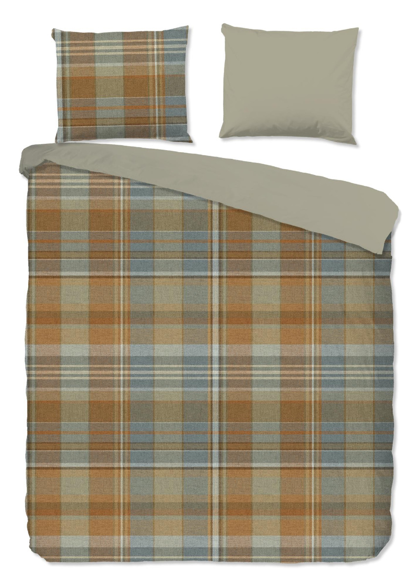 Good Morning Dekbedovertrek Katoen Renforcé Humfried - brown