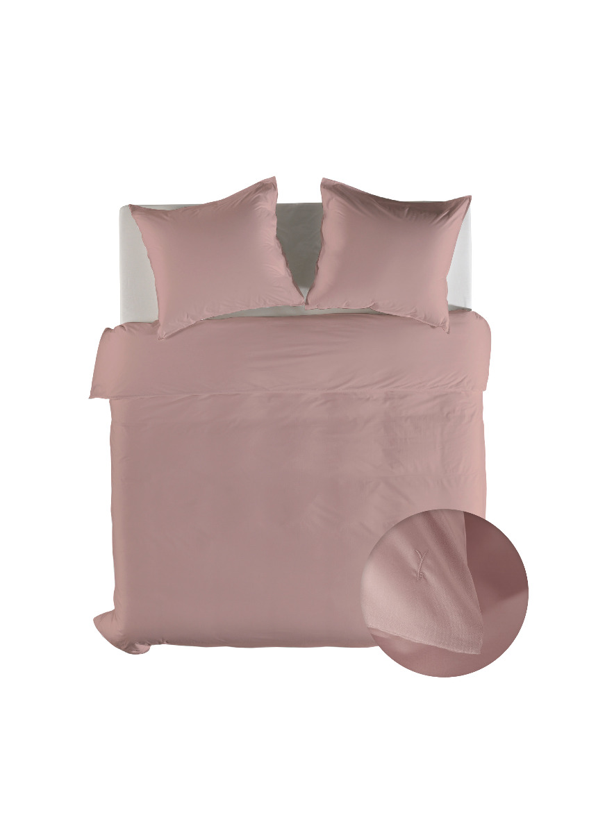 Yellow Dekbedovertrek Katoen Perkal Suites Mumbai - haze coral