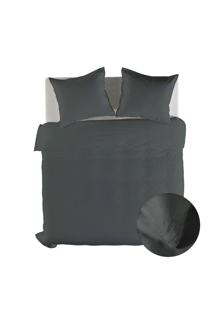 Yellow Dekbedovertrek Lyocell Suites New York - beluga grey