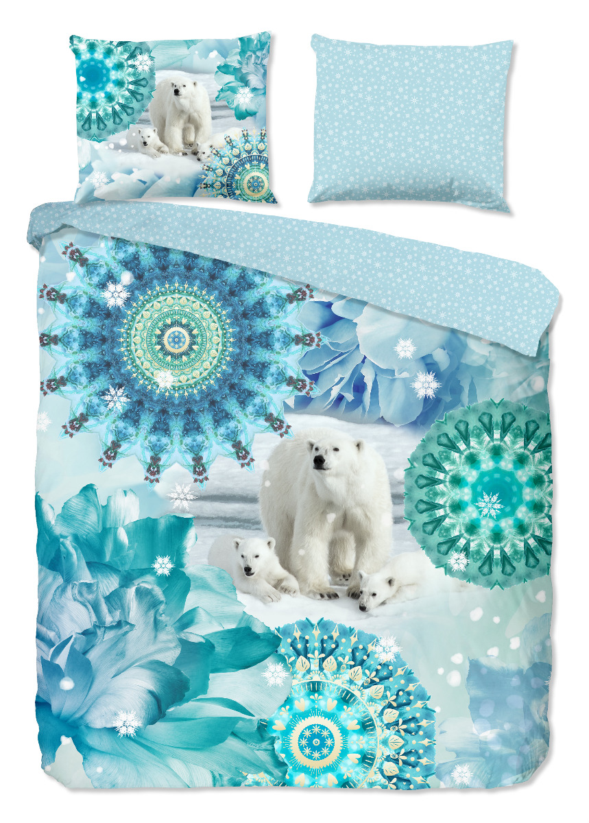 Hip Dekbedovertrek Flanel Seppo - blue