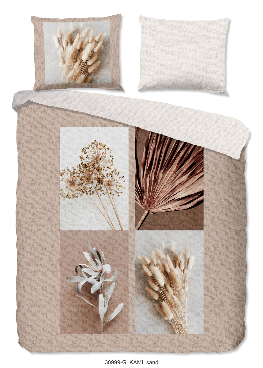 Good Morning Dekbedovertrek Katoen Renforcé Kami - sand