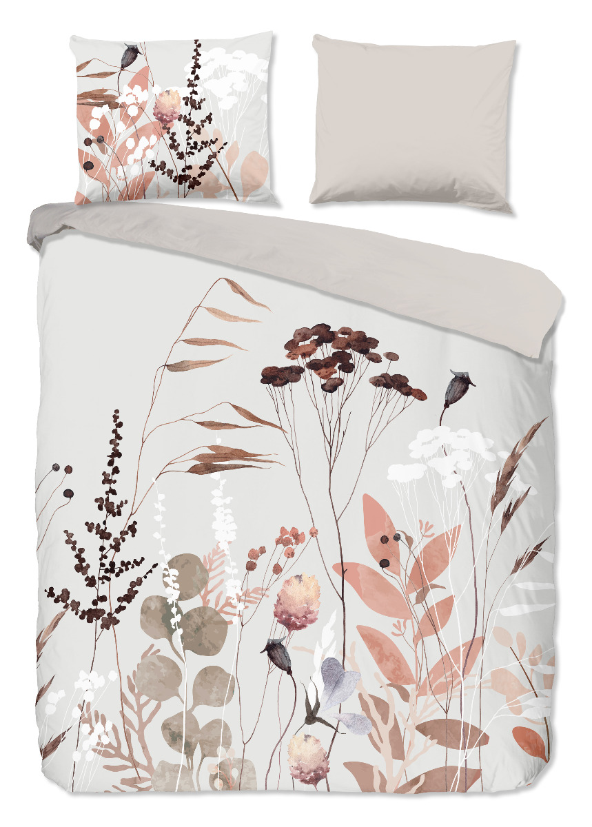 Good Morning Dekbedovertrek Katoen Renforcé Moya - grey