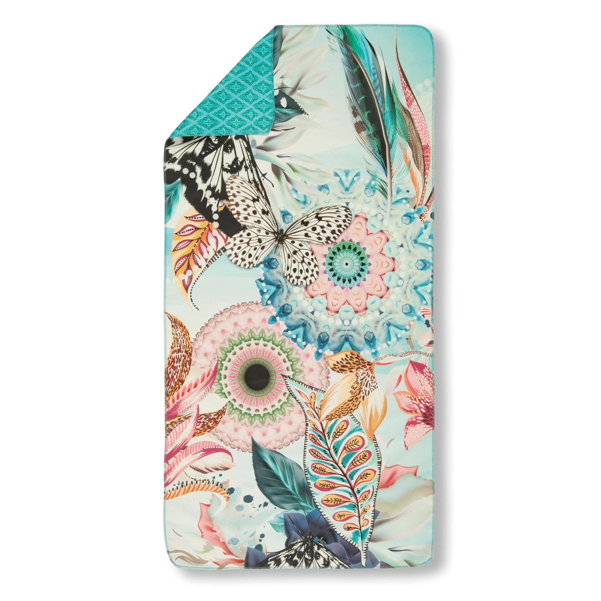 HIP Sporthanddoek Microvezel Maximilian 50x100cm - aqua
