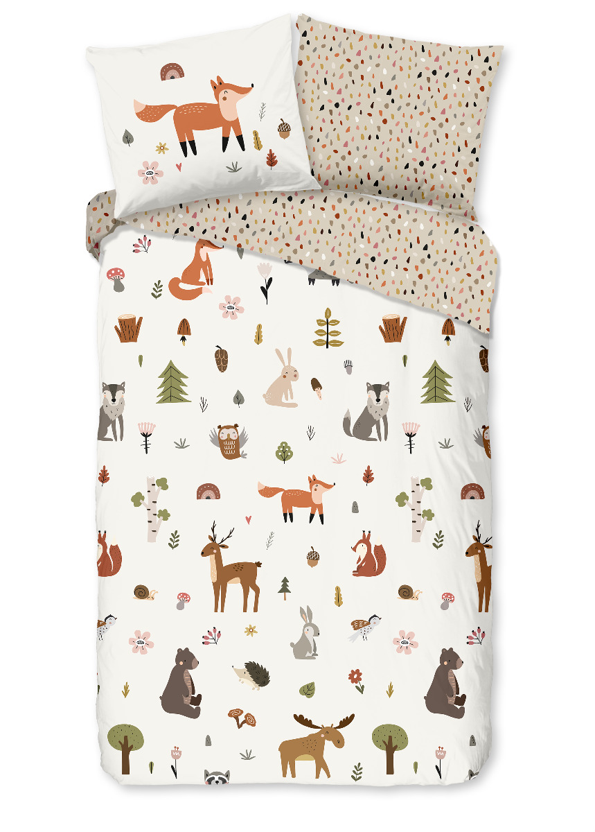 Good Morning Kinder Dekbedovertrek Katoen Renforcé United - multi 140x200/220cm