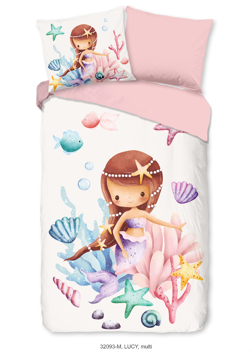 Pure Kinder Dekbedovertrek Microvezel Lucy - multi 140x200/220cm
