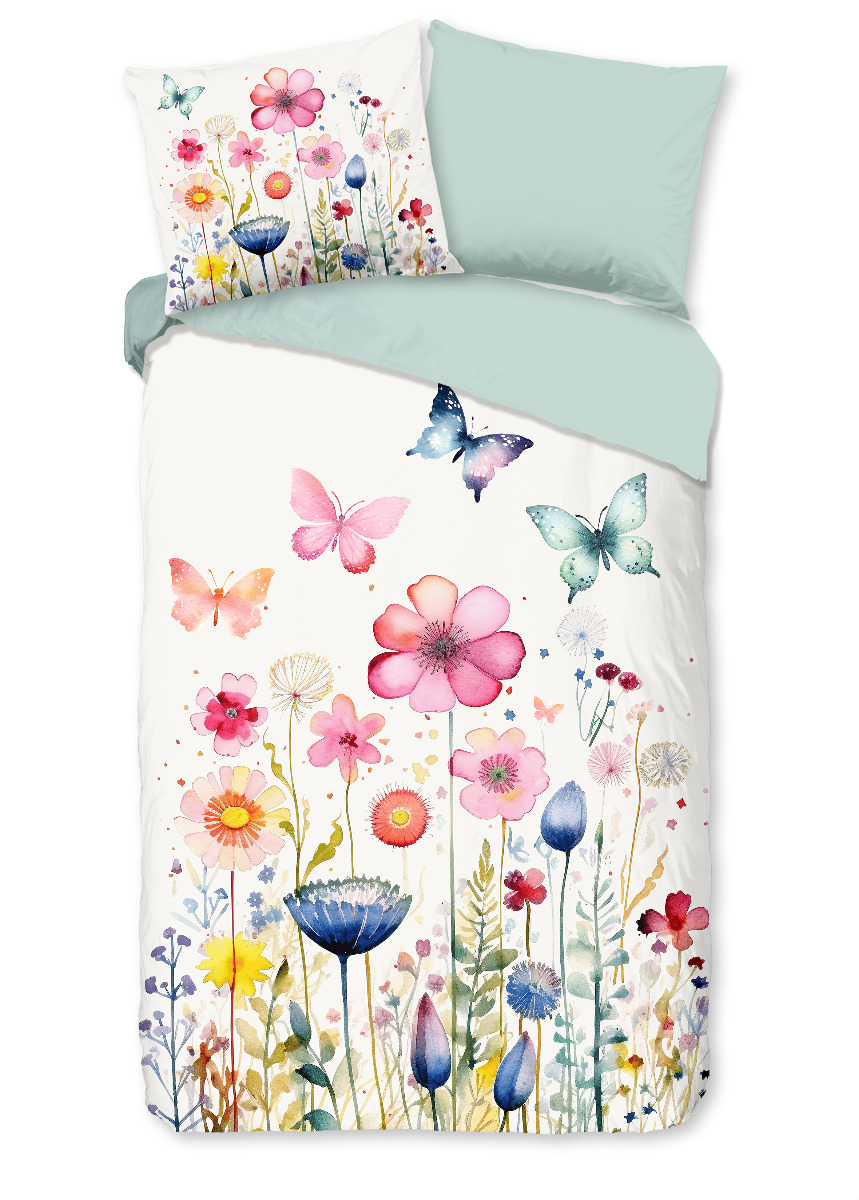 Pure Kinder Dekbedovertrek Microvezel Kiki - multi 140x200/220cm