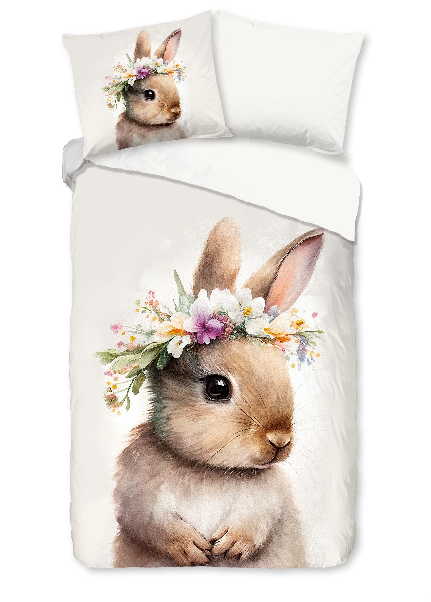 Pure Kinder Dekbedovertrek Microvezel Evi - ecru 140x200/220cm