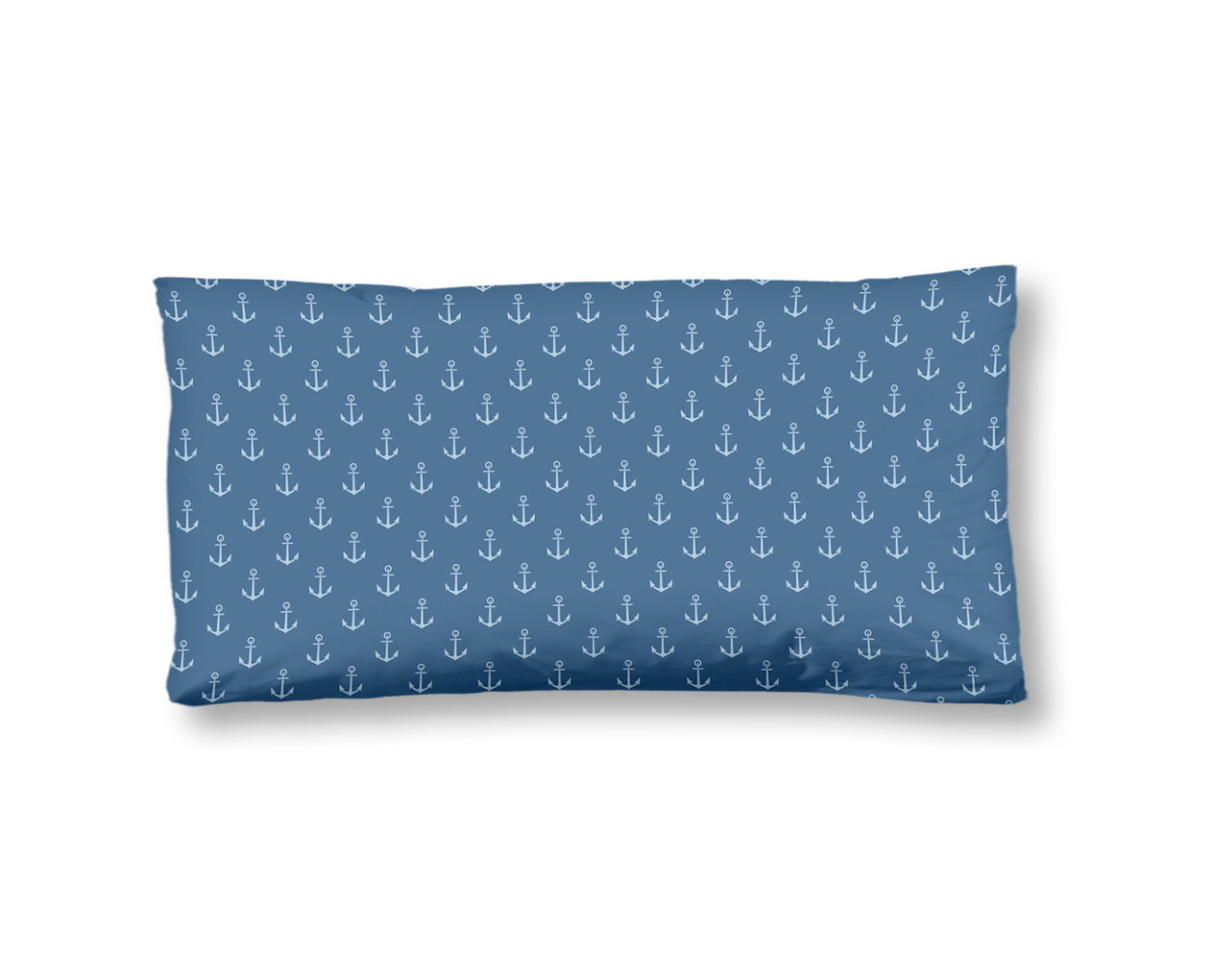 HIP Kussensloop Katoen Satijn Aldiana - blue 40x80cm