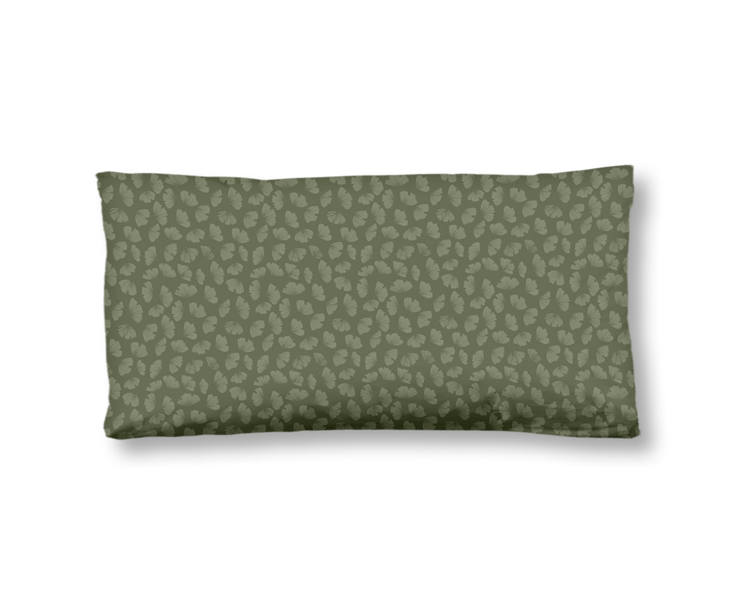 HIP Kussensloop Katoen Satijn Janay - green 40x80cm