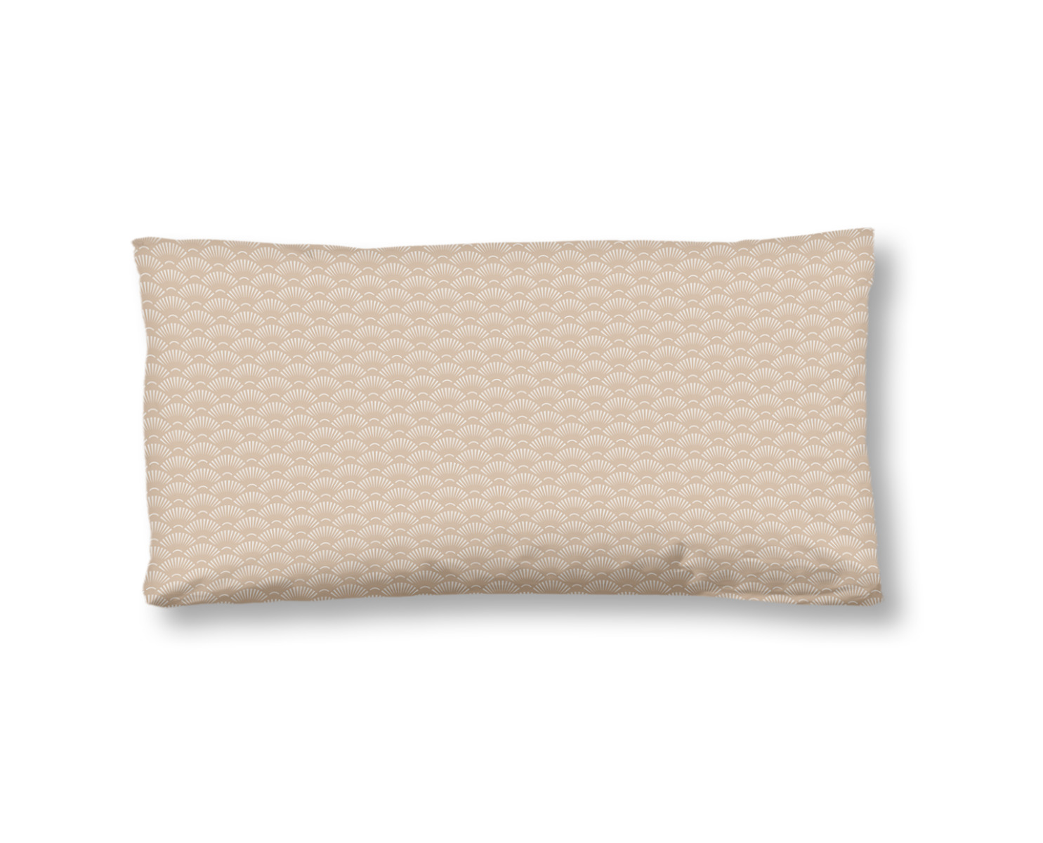 HIP Kussensloop Katoen Satijn Nishell - sand 40x80cm
