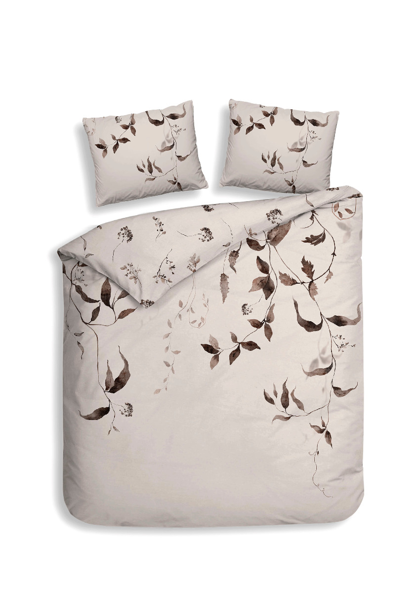 Heckett&#x20;Lane&#x20;Dekbedovertrek&#x20;Katoen&#x20;Satijn&#x20;Bennet&#x20;-&#x20;natural