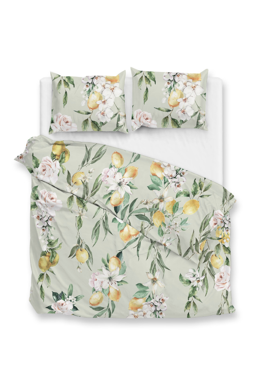 Zo Home Dekbedovertrek Microvezel Limone - green