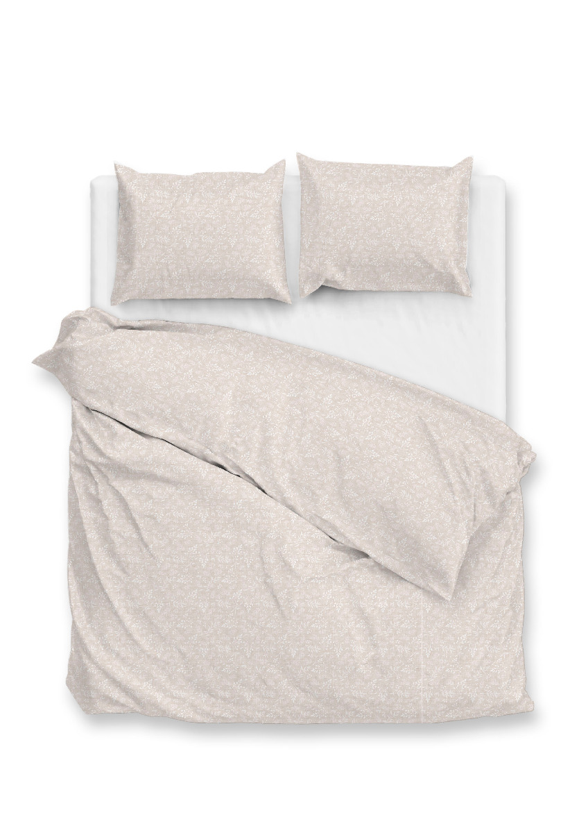 Zo&#x20;Home&#x20;Dekbedovertrek&#x20;Katoen&#x20;Petali&#x20;di&#x20;Lino&#x20;-&#x20;sandy&#x20;beige