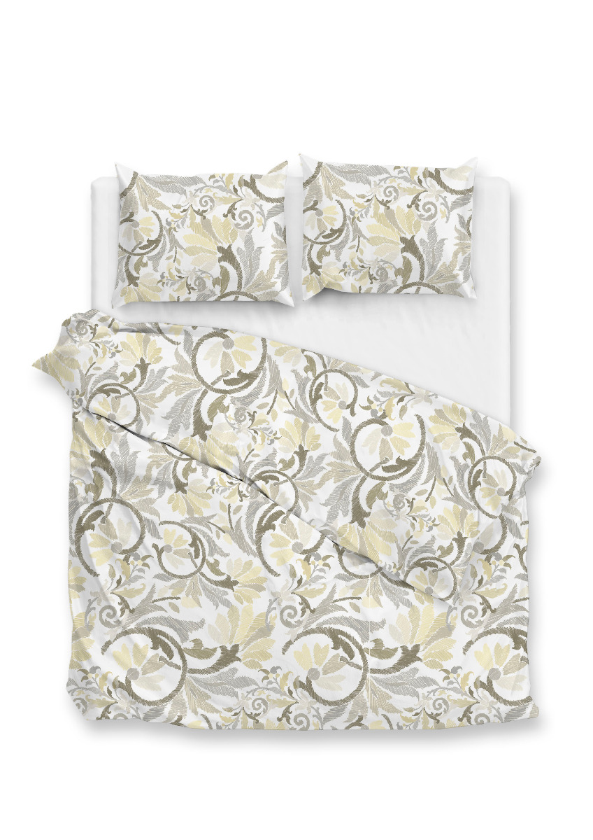 Zo Home Dekbedovertrek Flanel Amaury - natural