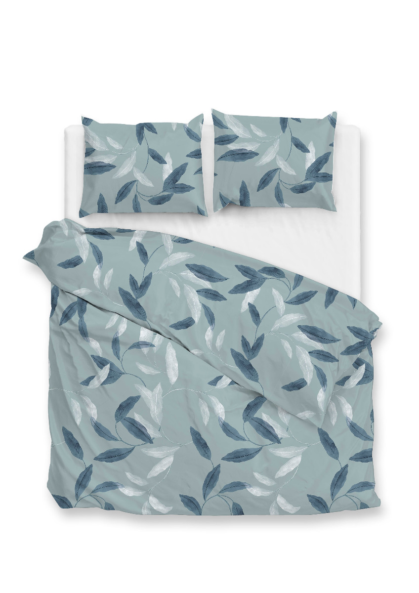 Zo Home Dekbedovertrek Flanel Astrid - blue