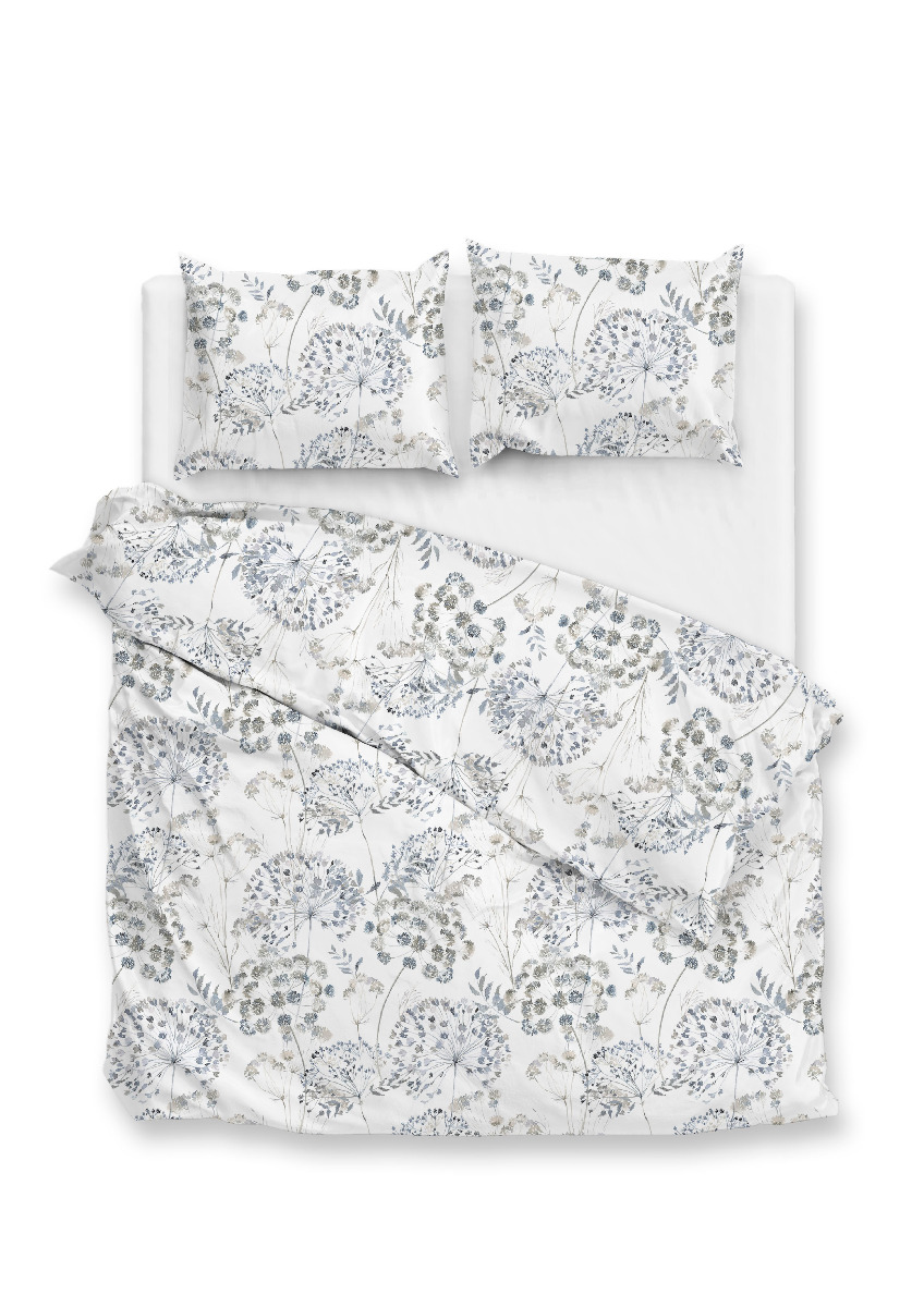 Zo Home Dekbedovertrek Flanel Eira - white