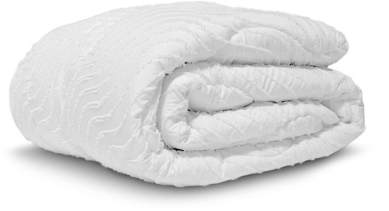 Zydante Swisstech Eazy Dekbed Zonder Overtrek Microvezel Tufted Waves - white