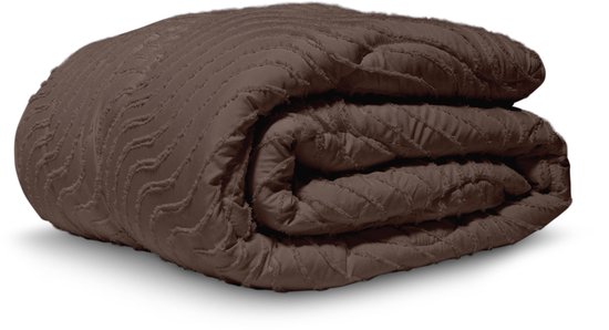 Zydante Swisstech Eazy Dekbed Zonder Overtrek Microvezel Tufted Waves - brown