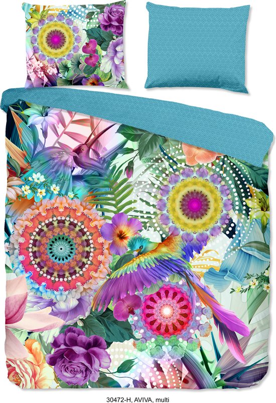 Hip Dekbedovertrek Katoen Satijn Aviva - multi