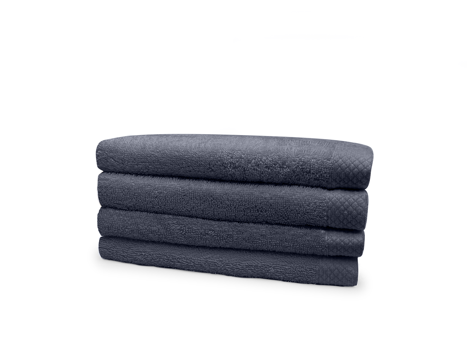 Eleganzzz Badstof Handdoek 100% Katoen 60x110cm - dark grey - set van 4