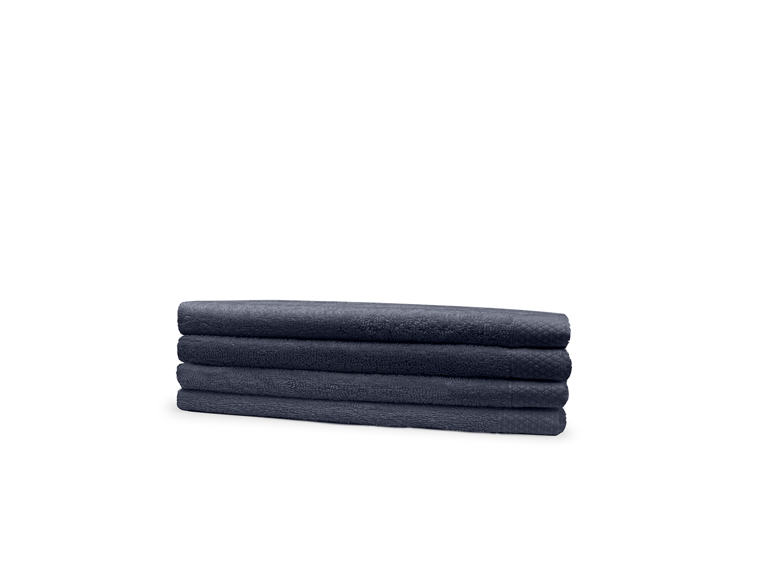 Eleganzzz Badstof Gastendoek 100% Katoen 30x50cm - dark grey - set van 4