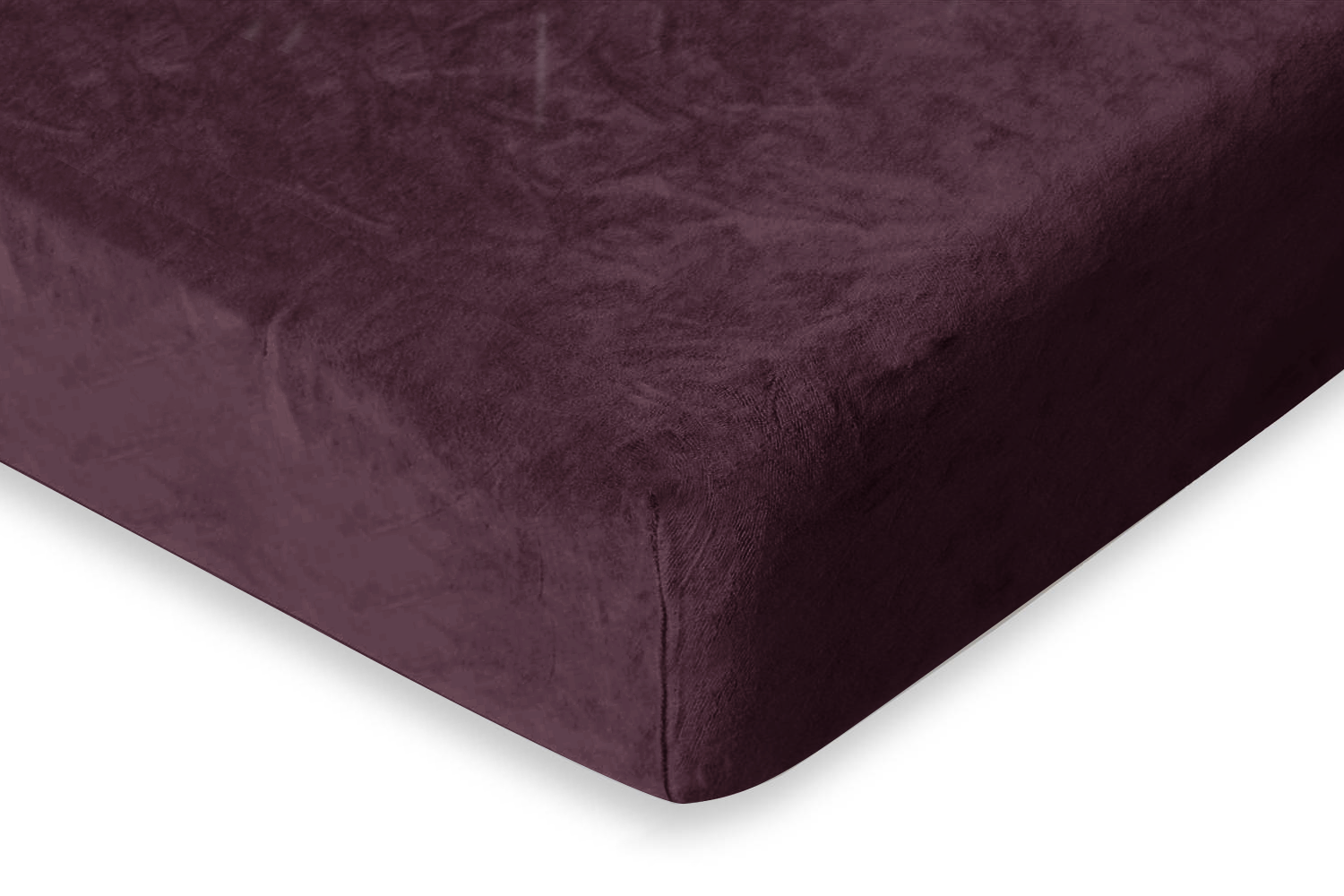 Eleganzzz&#x20;Hoeslaken&#x20;Flanel&#x20;Fleece&#x20;35cm&#x20;Hoekhoogte&#x20;-&#x20;bordeaux