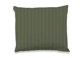 Descanso Kussensloop Katoen Satijn Hotel Sevilla - olive green 60x70cm