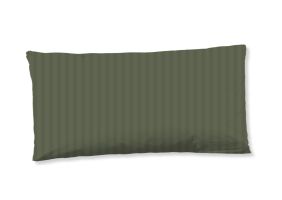 Descanso Kussensloop Katoen Satijn Hotel Sevilla - olive green 40x80cm