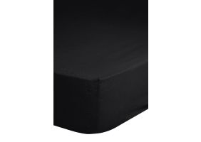 Good Morning Hoeslaken Jersey Katoen Stretch 30cm Hoge Hoek - black