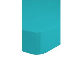 Good Morning Hoeslaken Jersey Katoen Stretch 30cm Hoge Hoek - aqua