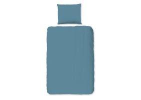 Good Morning Peuter Dekbedovertrek Katoen Uni - adria blue 120x150cm