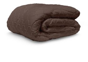 Zydante Swisstech Eazy Dekbed Zonder Overtrek Microvezel Tufted Curve - brown